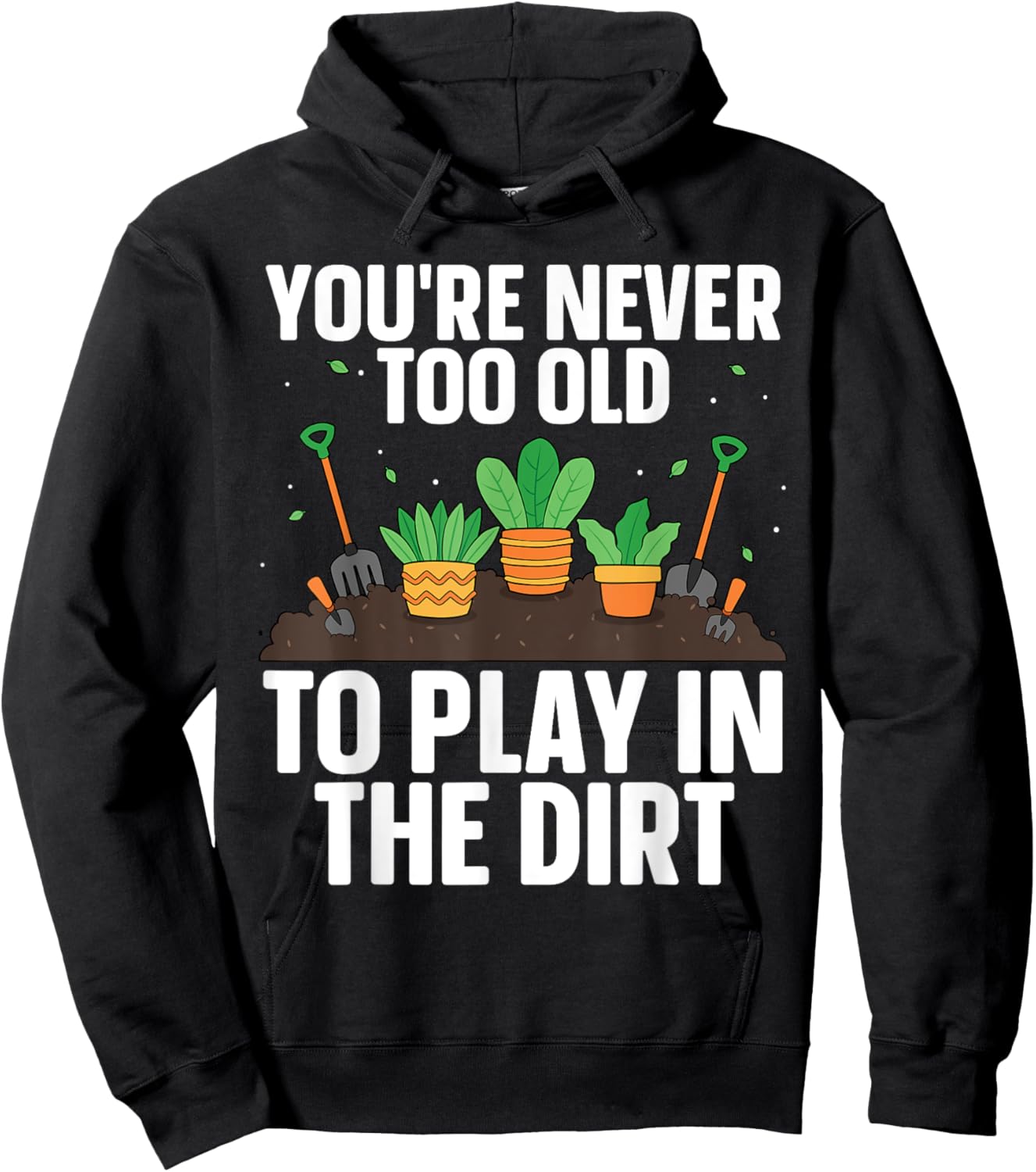 Funny Gardening Art Women Indoor Garden Plant Lovers Hoodie - Hoodie | Black