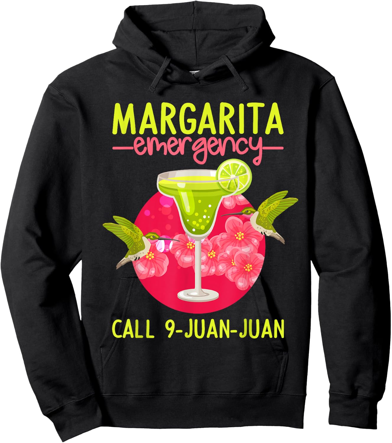 Margarita Emergency Shirt Mexican Fiesta Funny Cinco de Mayo Hoodie - Hoodie | Black