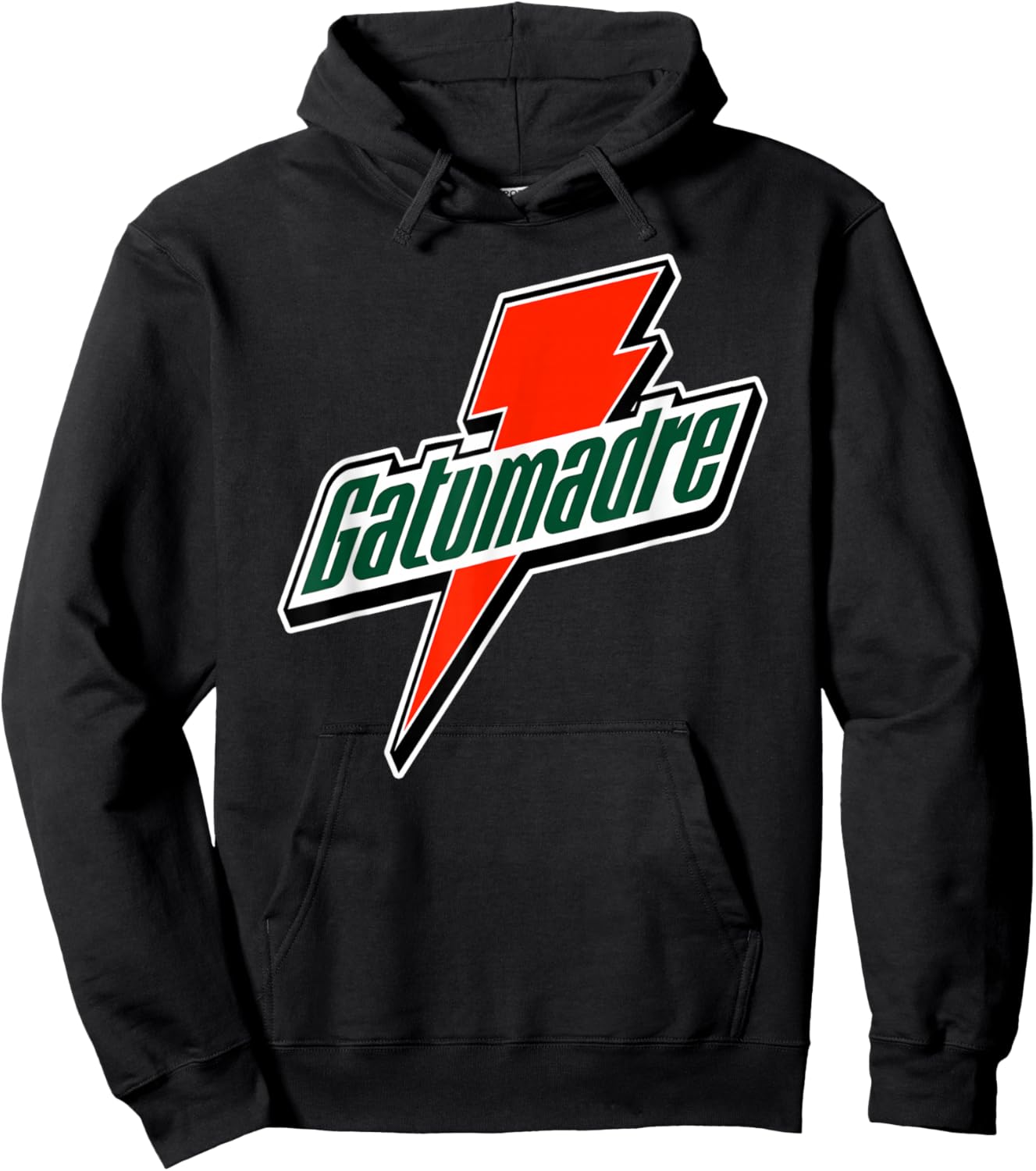 Gatumadre Sports Drink Parody Mexican Funny Saying Spanish Hoodie - Hoodie | Black
