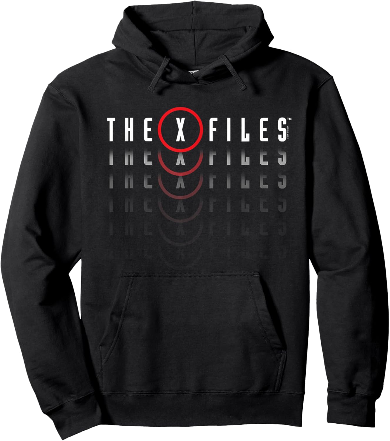X-Files Sich Wiederholendes Logo Hoodie - Hoodie | Black