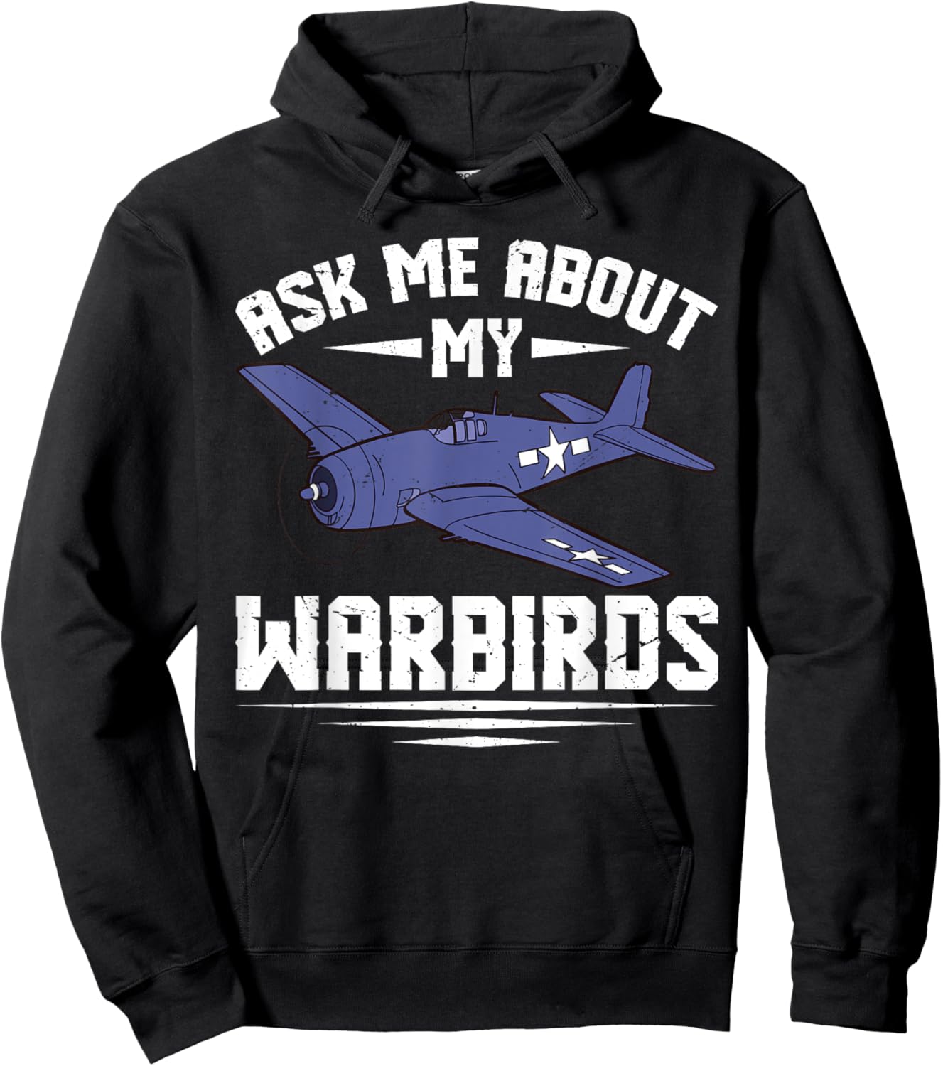 Aks Me About My Warbirds For RC Pilot Hoodie - Hoodie | Black