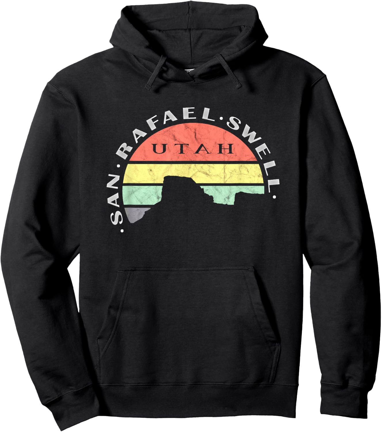San Rafael Swell Utah Hoodie - Hoodie | Black