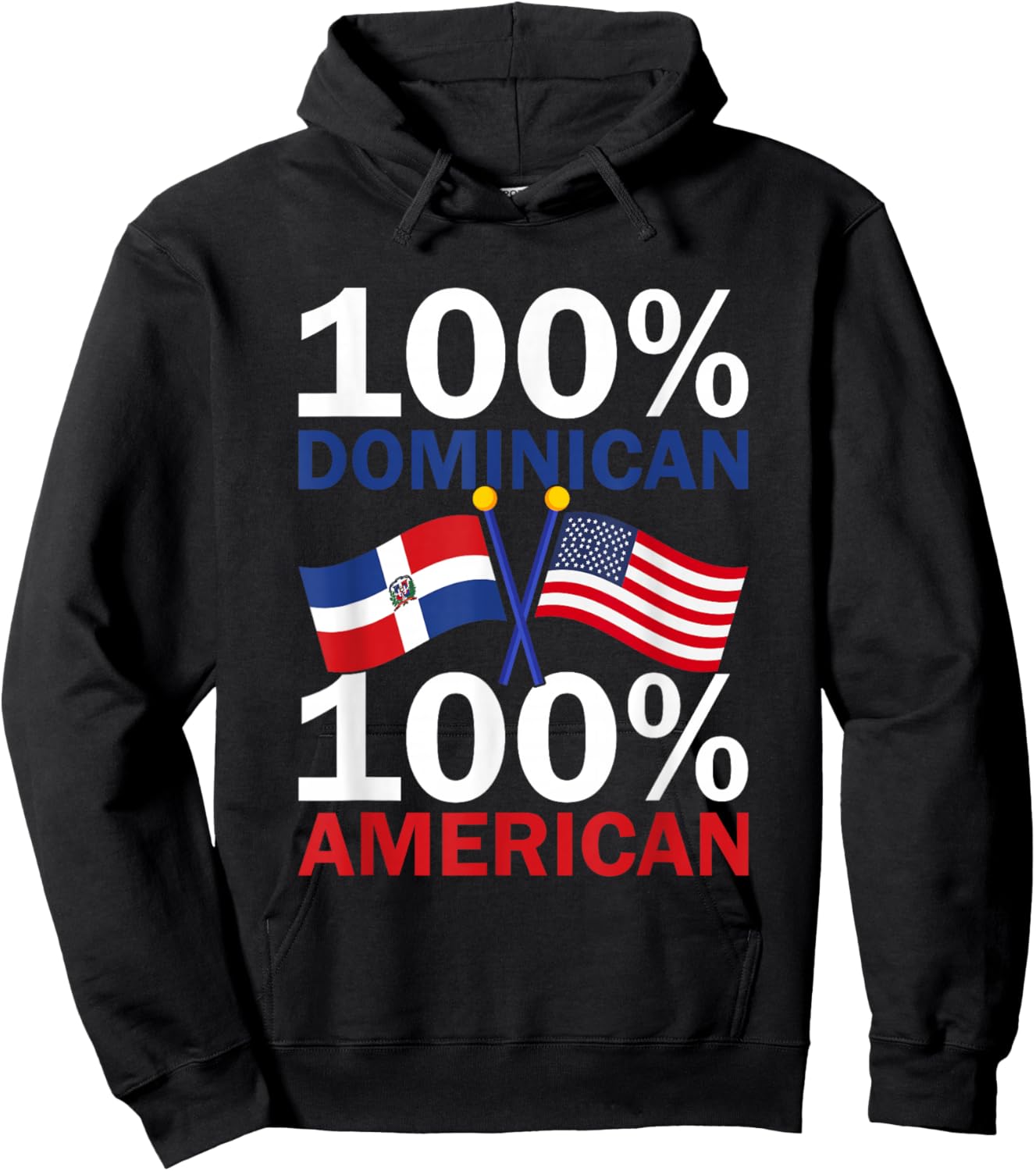 Dominican Republic Flag Republica Dominicana Hoodie - Hoodie | Black
