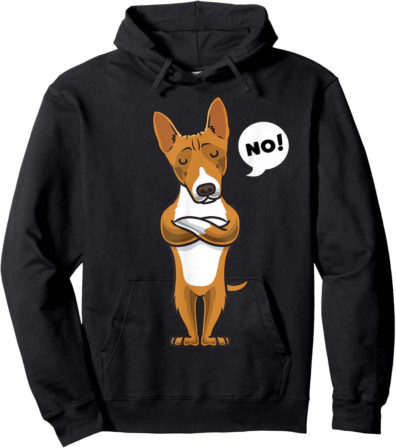 Stubborn Basenji Dog Owner Hoodie - Hoodie | Black