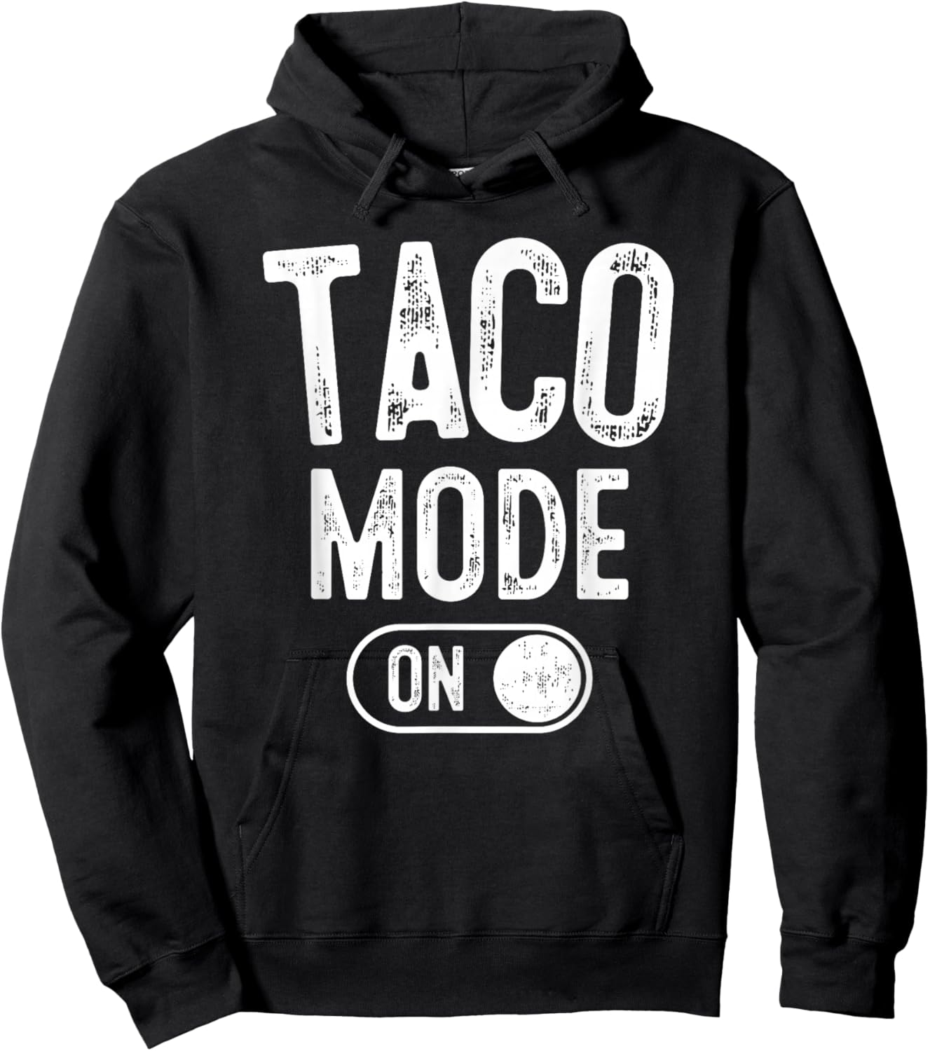 Taco Mode On Costume Funny Mexican Food Gift Foodie Festival Hoodie - Hoodie | Black