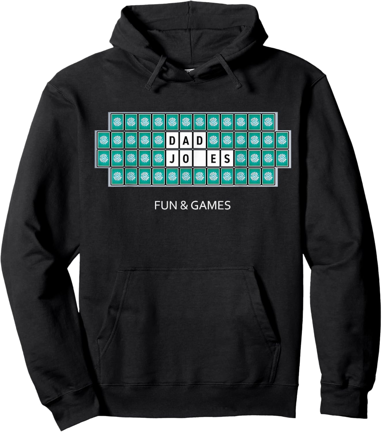 Wheel of Fortune Dad Jokes Father's Day Hoodie - Hoodie | Black