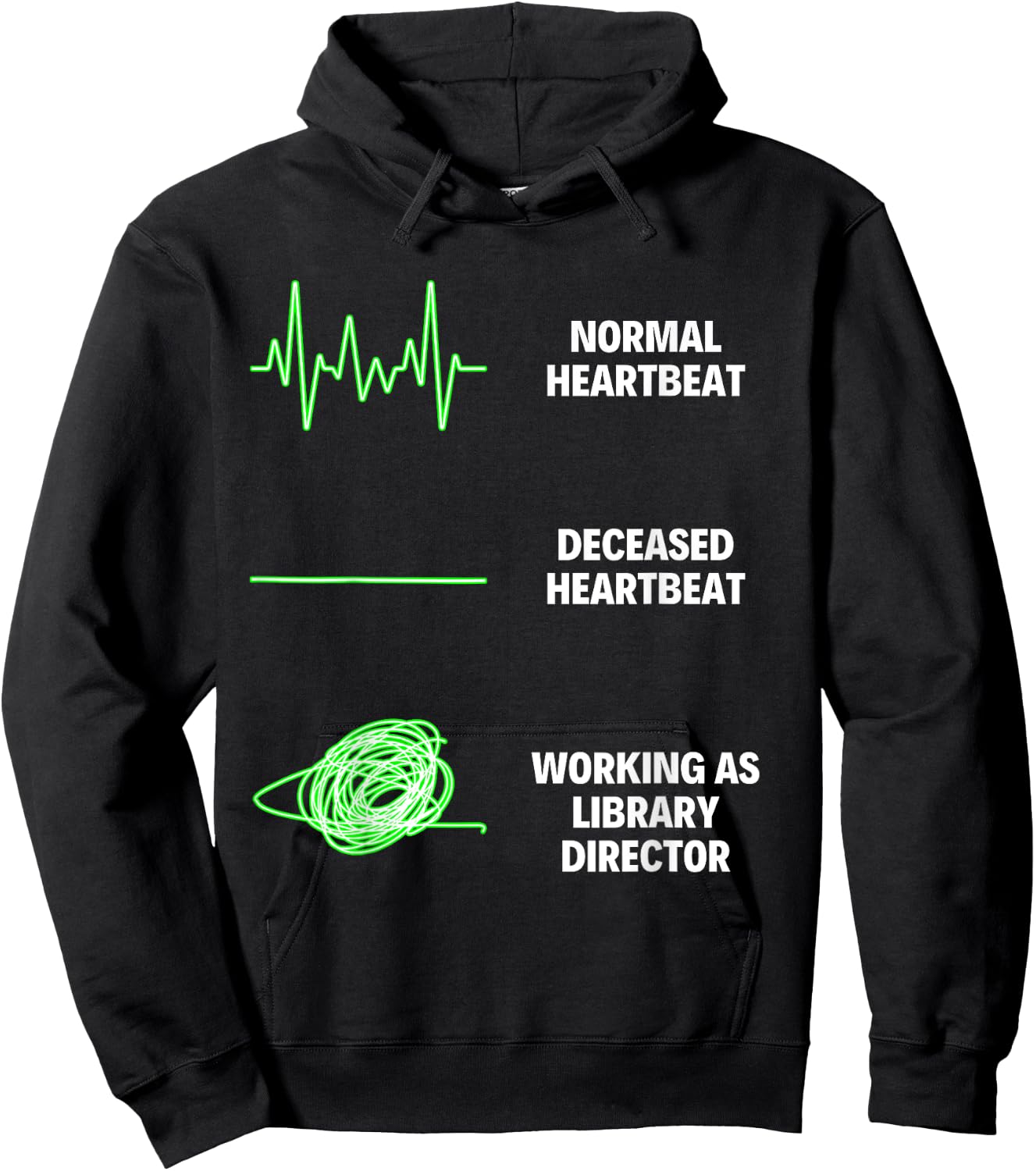Library Director Reader Lover Book Lover Library Worker Hoodie - Hoodie | Black