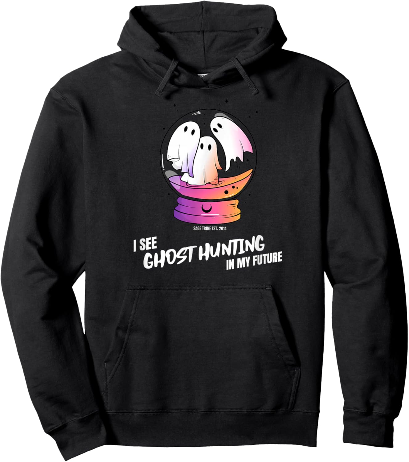I See Ghost Hunting In My Future Hoodie - Hoodie | Black