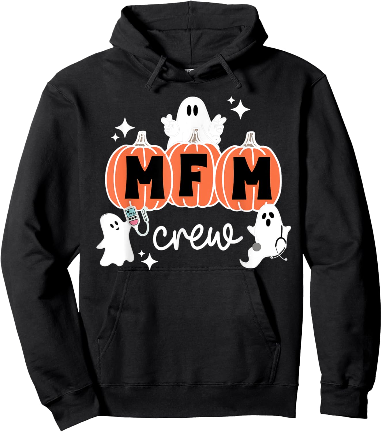 MFM Halloween Halloween MFM Crew Maternal Fetal Medicine Nu Hoodie - Hoodie | Black