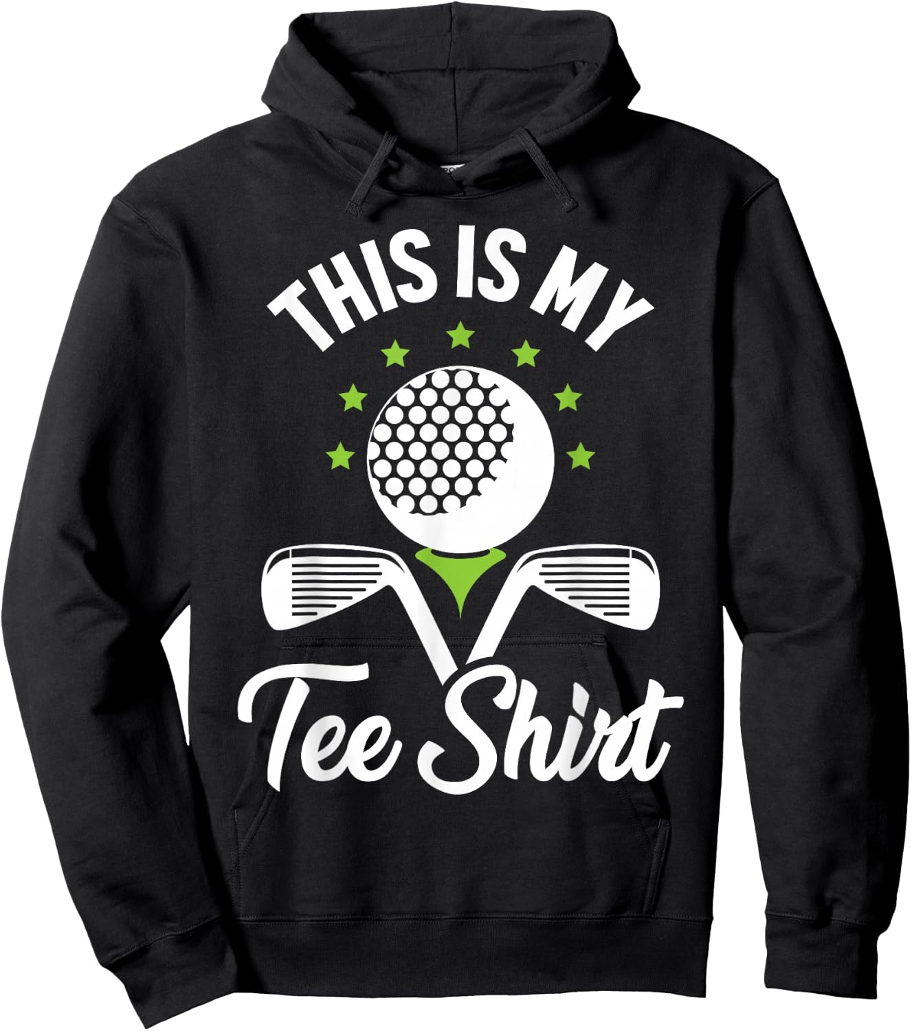 Golfer Funny Golf Lover Gag Novelty This is My Golfing Hoodie - Hoodie | Black