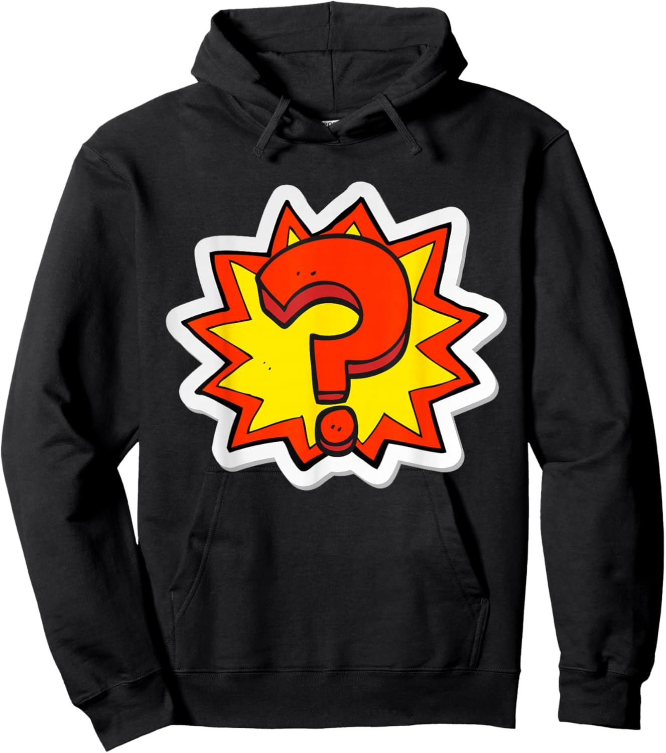 Question Mark Shirt Men & Women Hoodie - Hoodie | Black