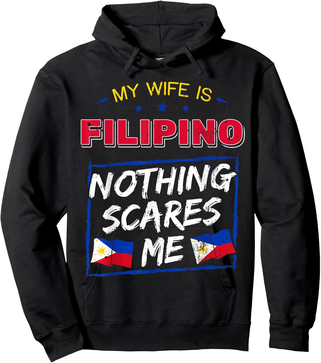 My Wife Is Filipino Republic Of The Philippines Hoodie - Hoodie | Black