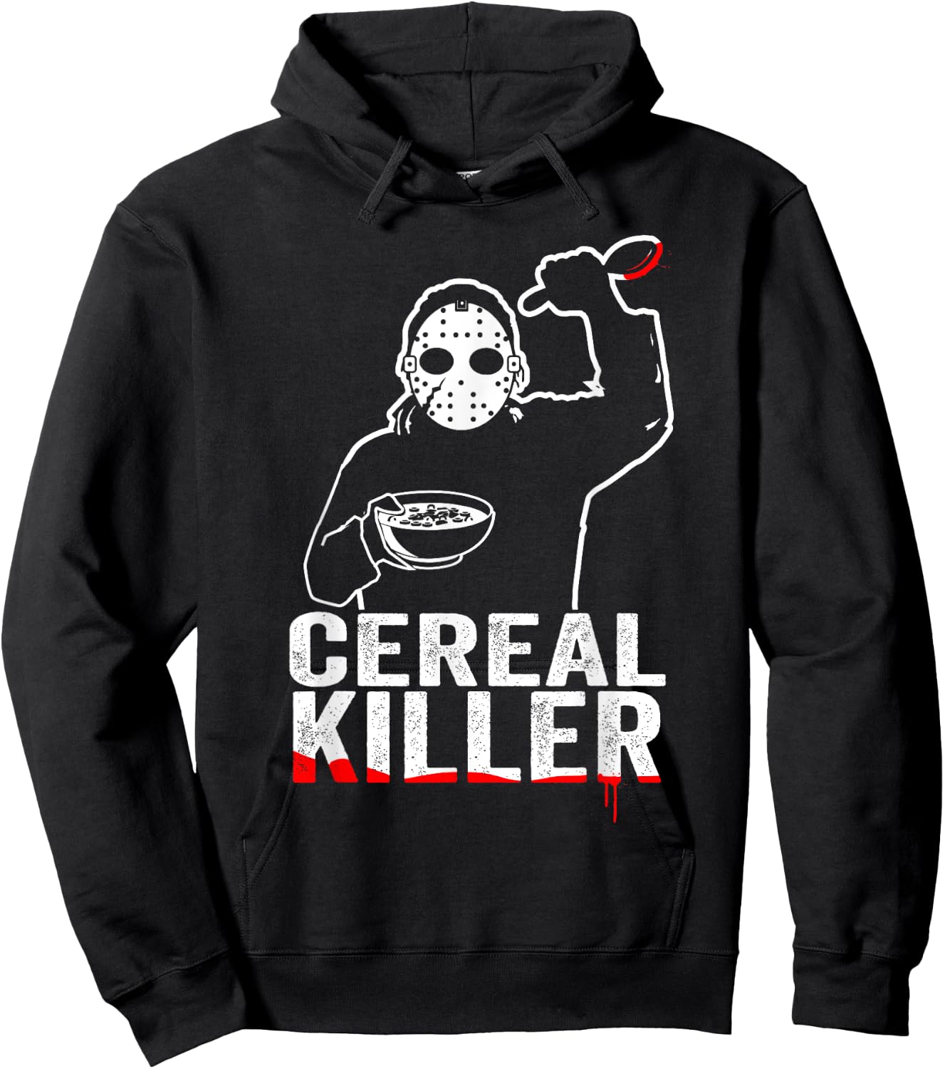Funny Cereal Killer Shirt - Breakfast Hoodie - Hoodie | Black