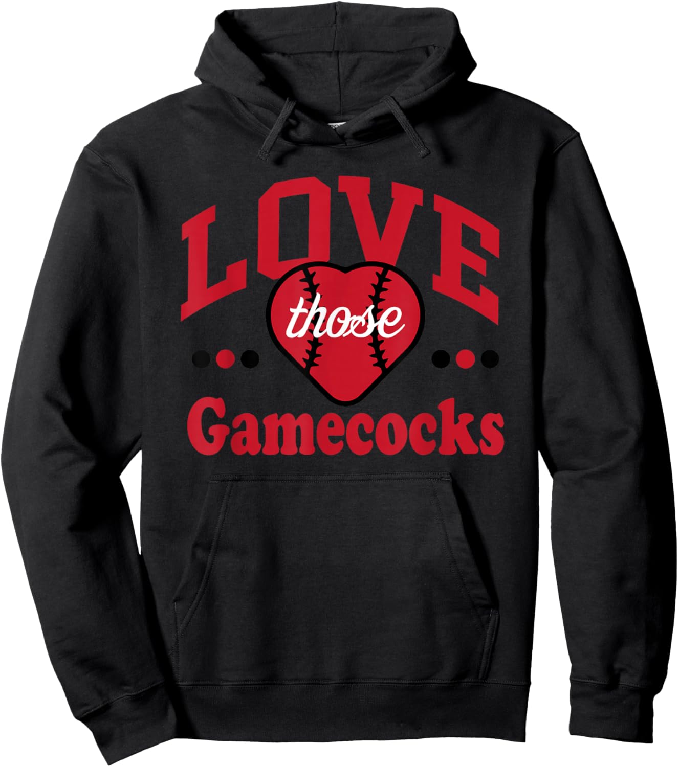 Love those Gamecocks Football Spirit Hoodie - Hoodie | Black