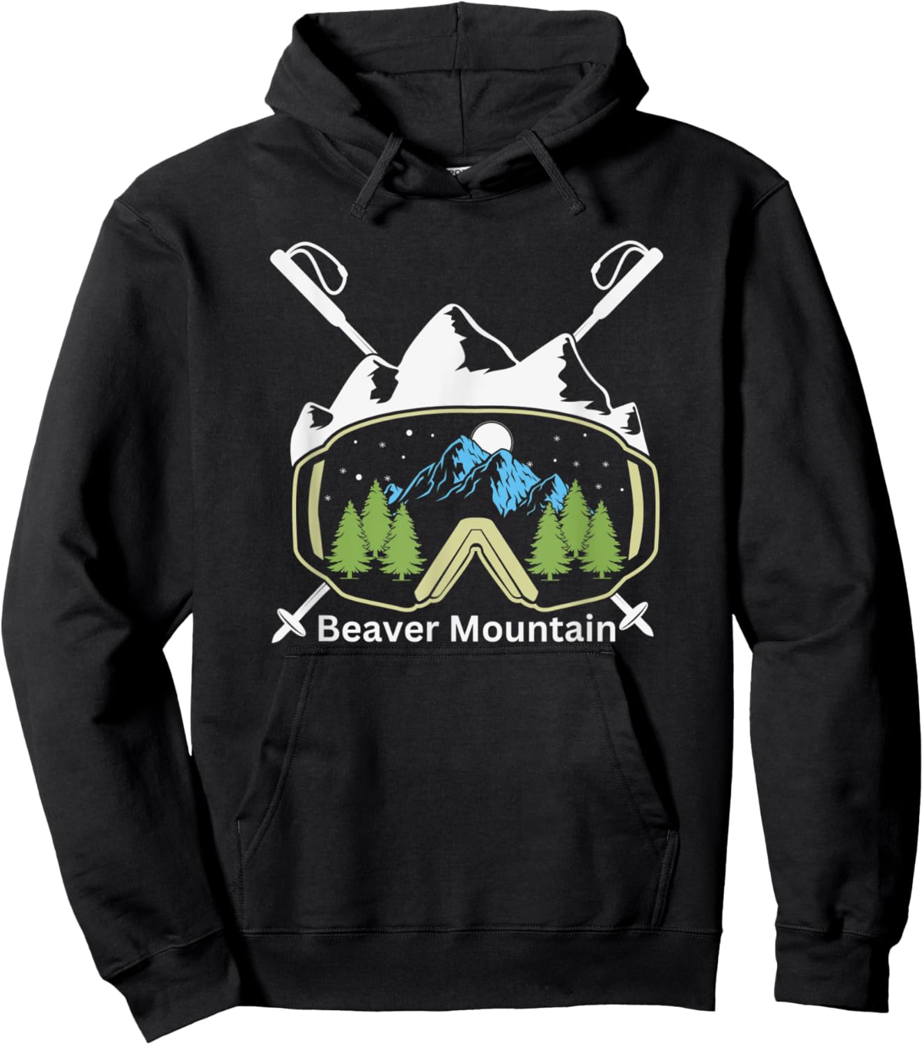 Beaver Mountain Utah Ski Resort Hoodie - Hoodie | Black