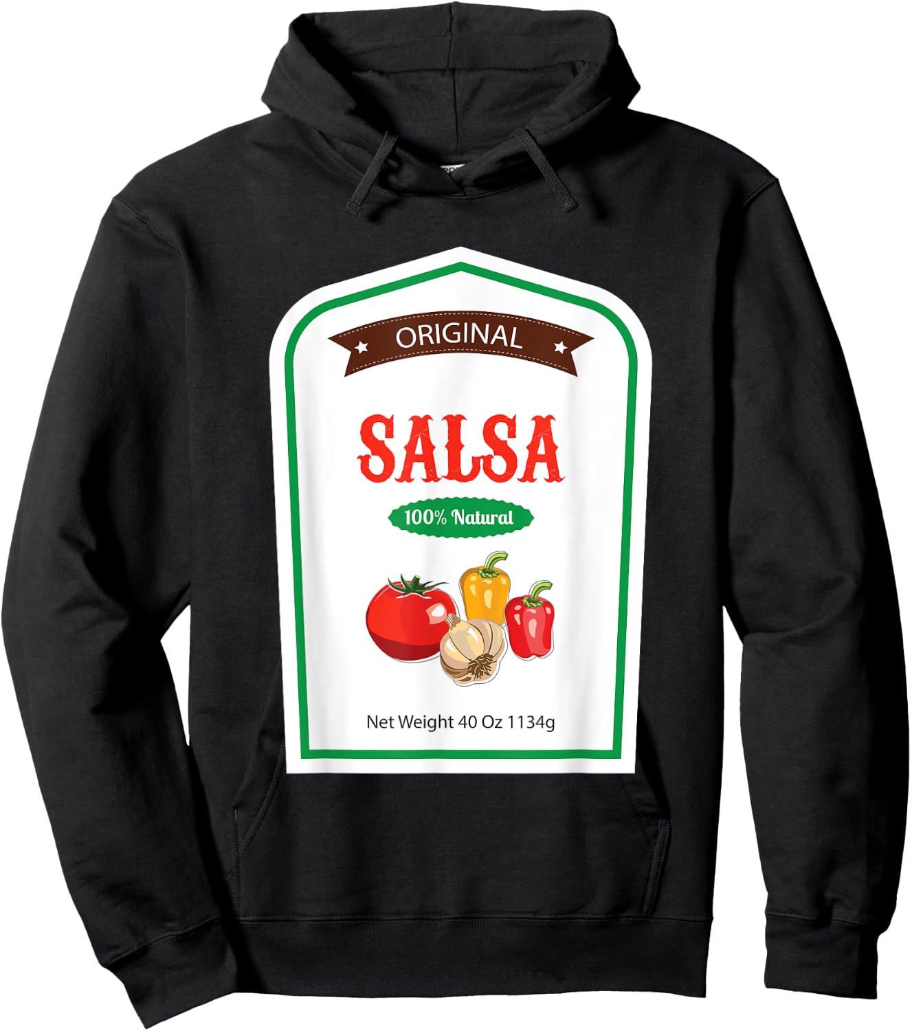 Salsa Family Sauce Costume Halloween Uniform T Shirt Hoodie - Hoodie | Black