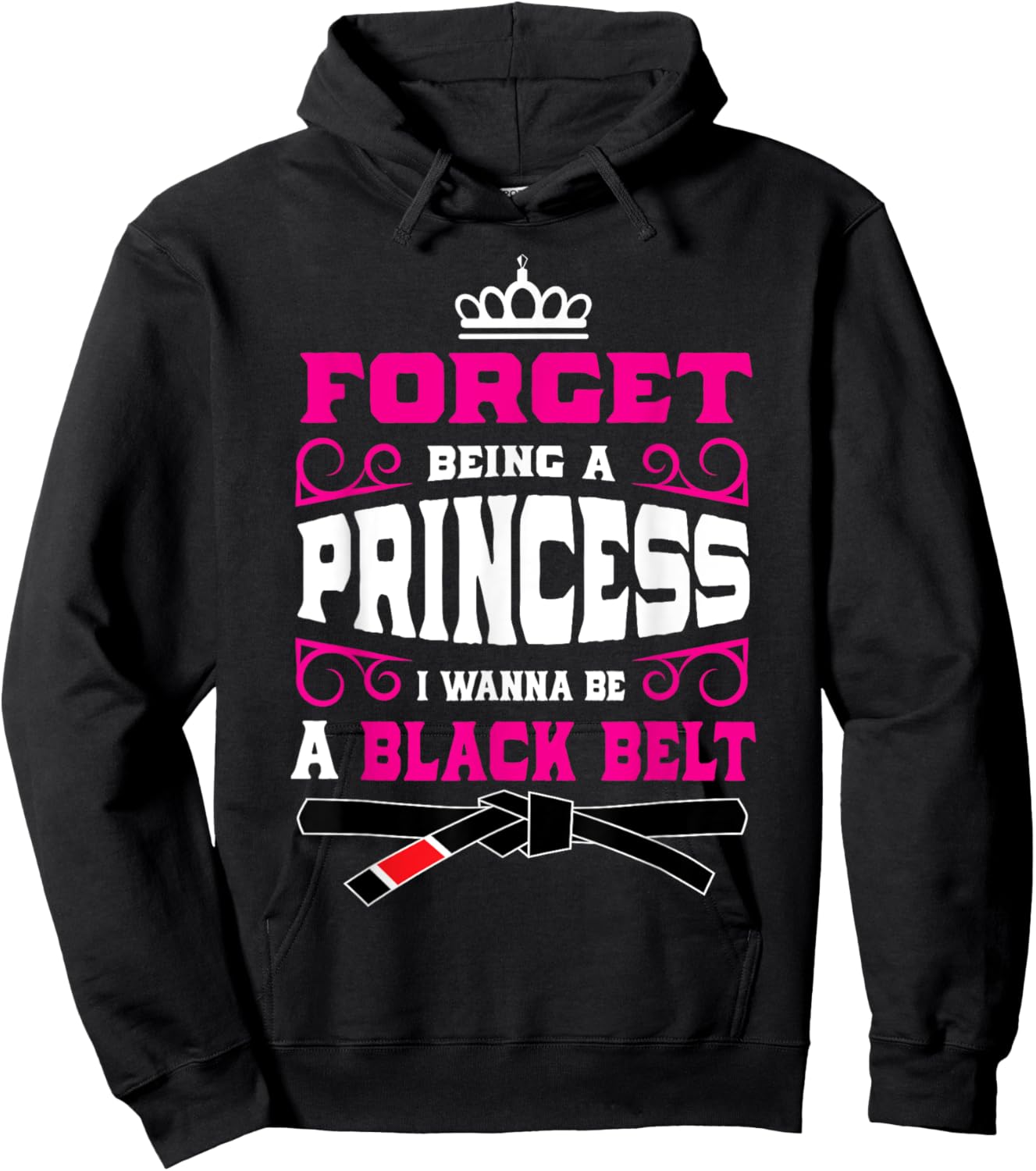 Cute Jiu Jitsu Girls Gift | Jiujitsu Girl, Martial Arts, BJJ Hoodie - Hoodie | Black