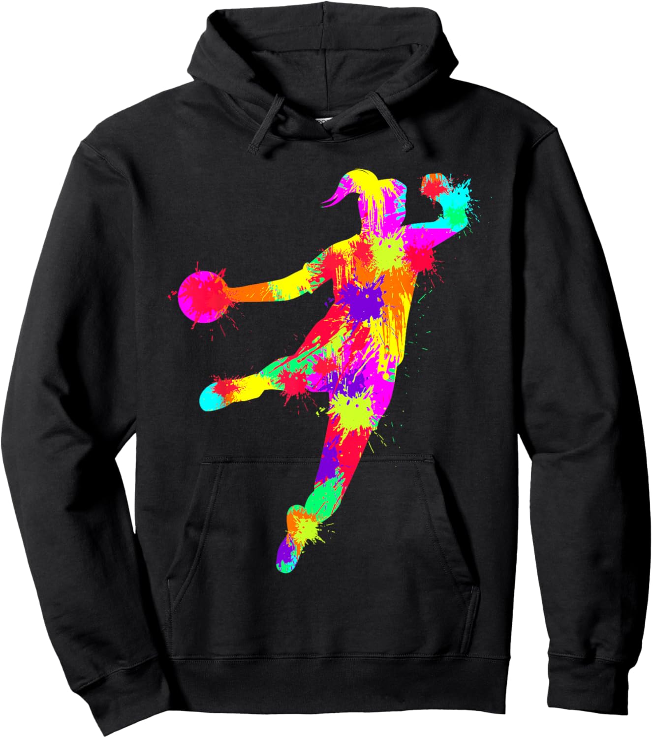 Handball Handballerin Handballspieler Mädchen Kinder Hoodie - Hoodie | Black