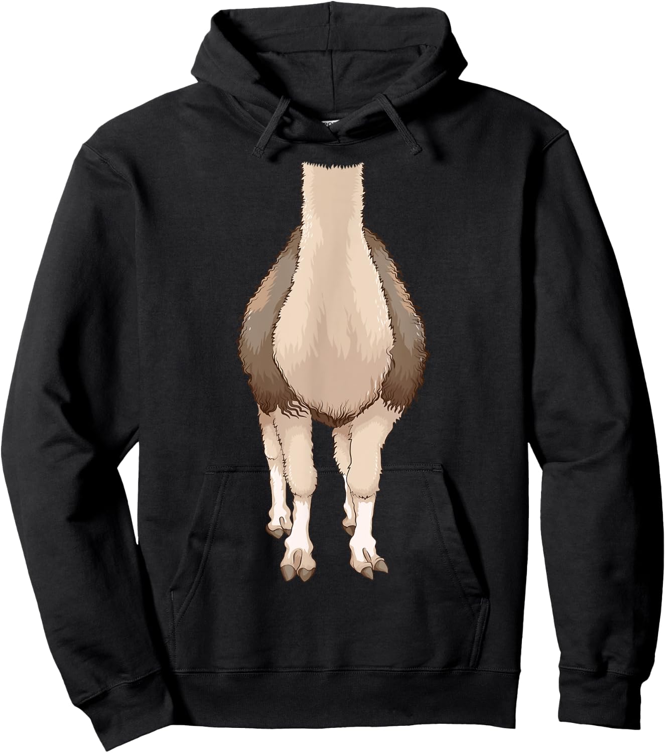 Cool Headless Llama | Funny Lazy DIY Halloween Costume Gift Hoodie - Hoodie | Black