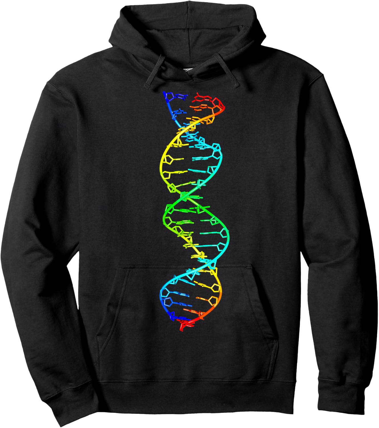 Doktoranden Bio Chemie Wissenschaft Geschenkideen Scientist DNA Double Helix Molecule - Men's Black Short Sleeve Classic Fit - Small Hoodie - Hoodie | Black
