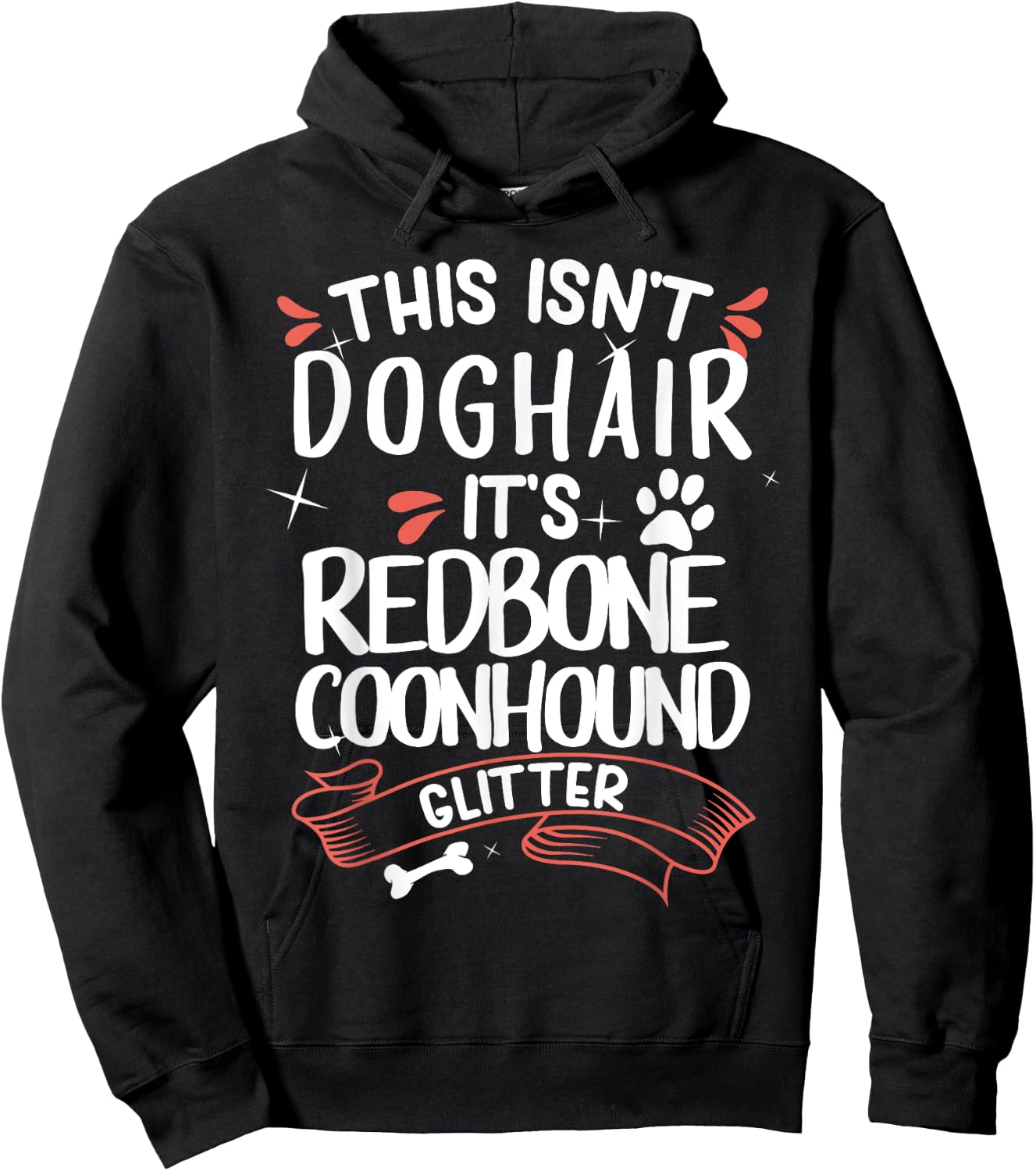 Redbone Coonhound Shirt Men Women Dog Mom Dog Lover Hoodie - Hoodie | Black