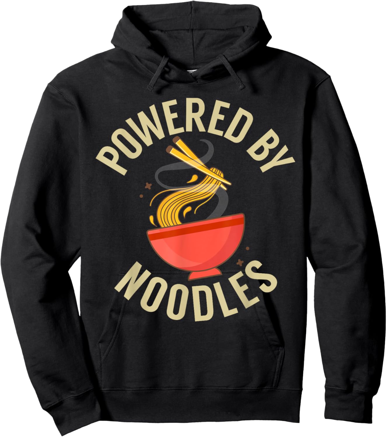 Powered by Noodles Hoodie - Hoodie | Black