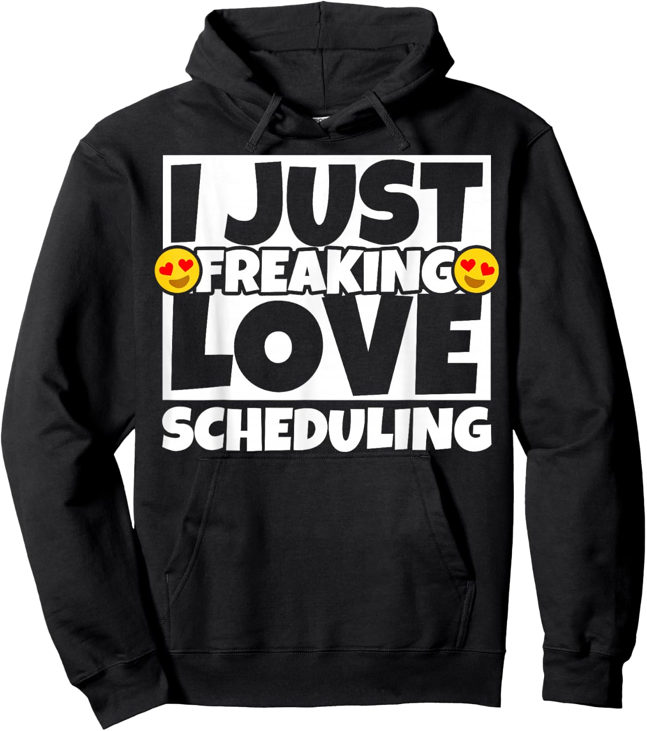 Scheduling Funny Hoodie - Hoodie | Black
