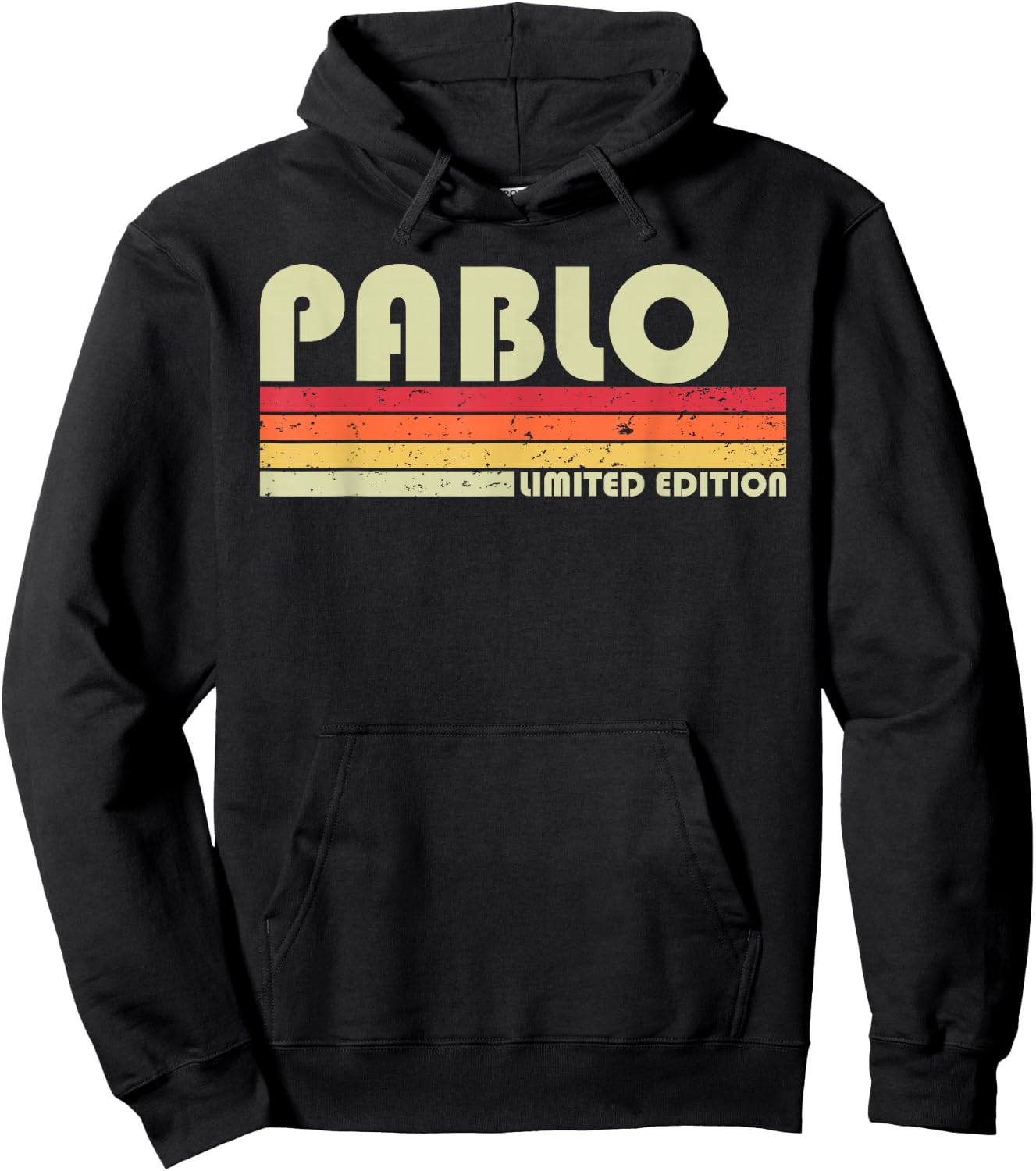 Pablo Gift Name Personalized Funny Retro Vintage Birthday Hoodie - Hoodie | Black