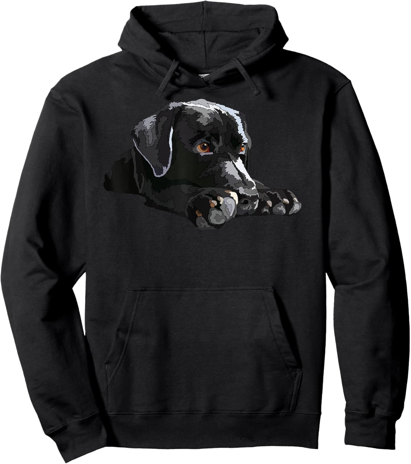 Black Labrador Retriever Black Lab Dog Mom Mother Dad Father Hoodie - Hoodie | Black
