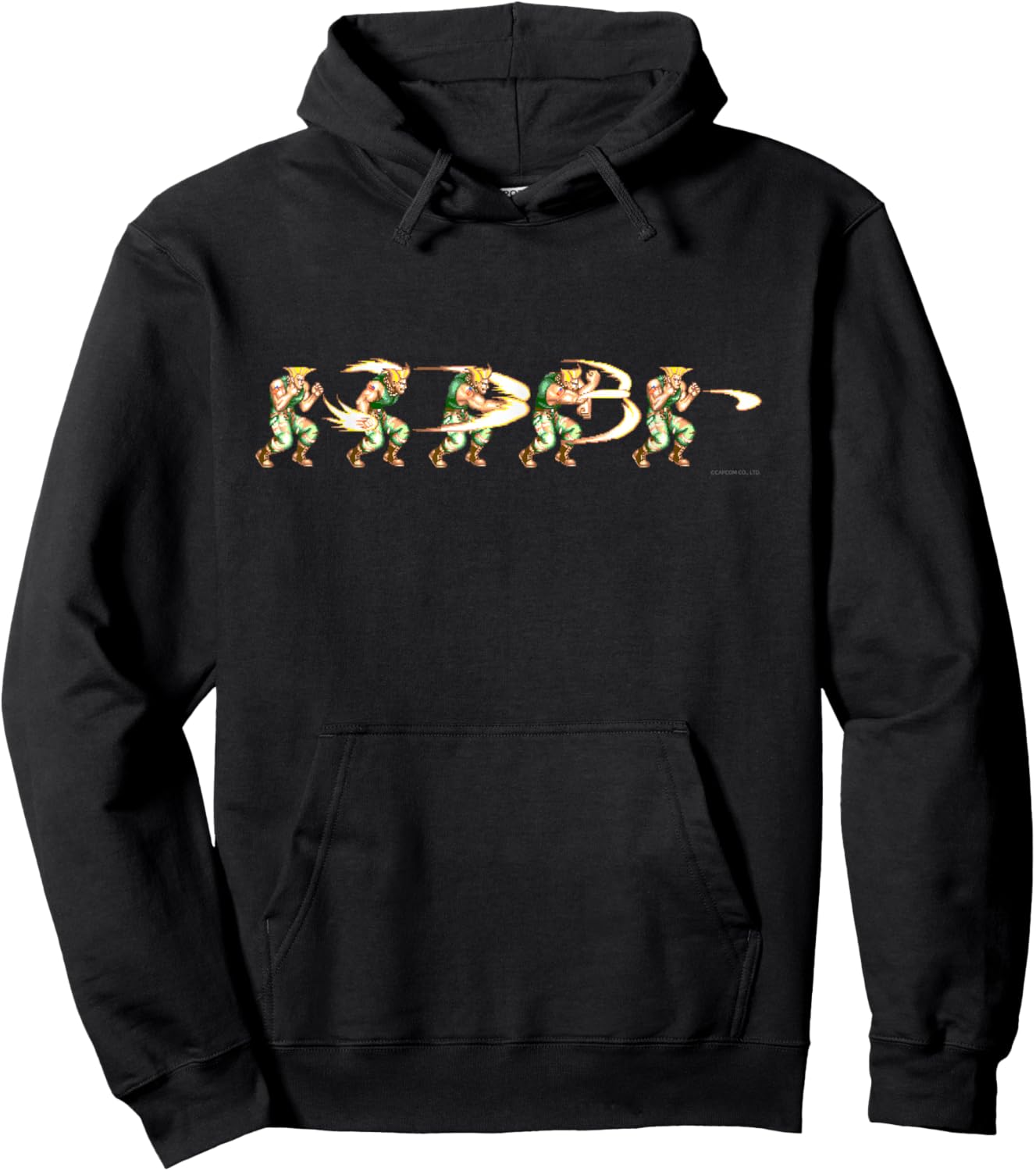 Street Fighter Ii Guile (sonic Boom) Hoodie - Hoodie | Black