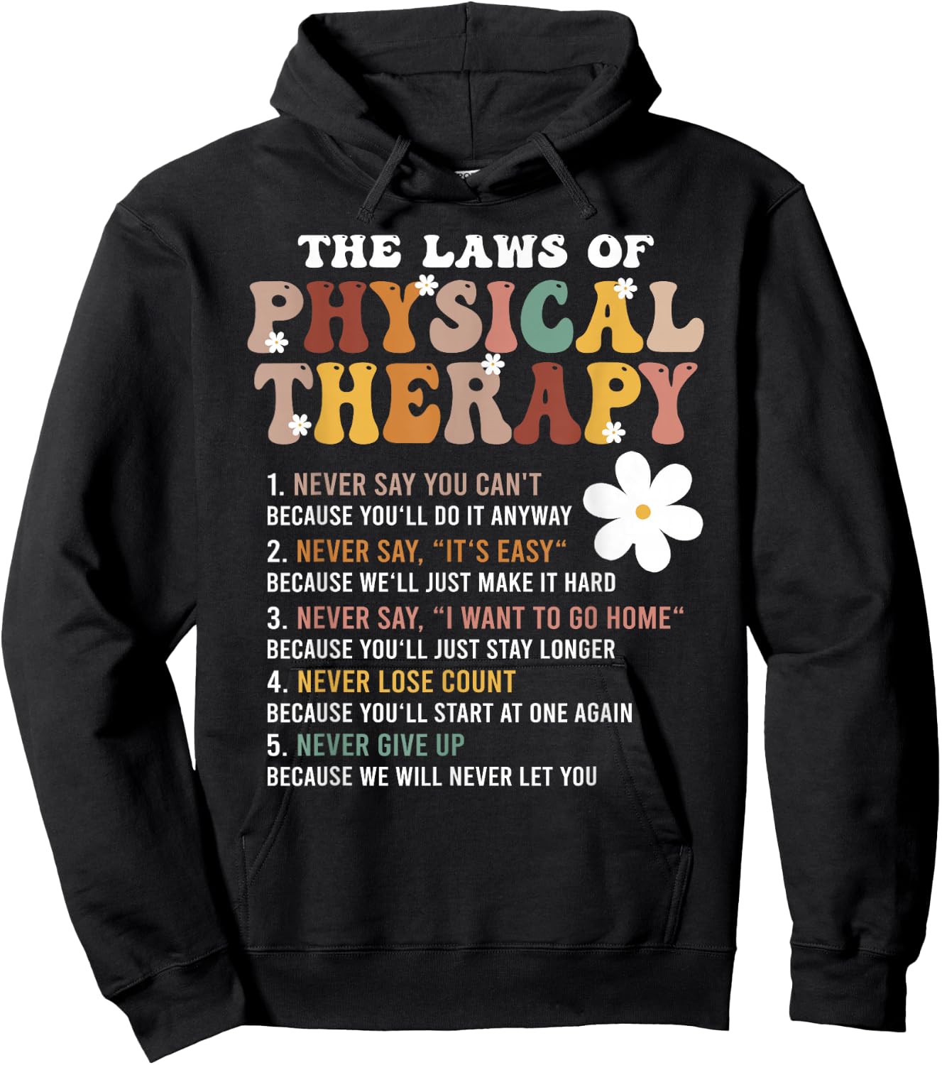 The Laws Of Physical Therapy – Physical Therapist Hoodie - Hoodie | Black