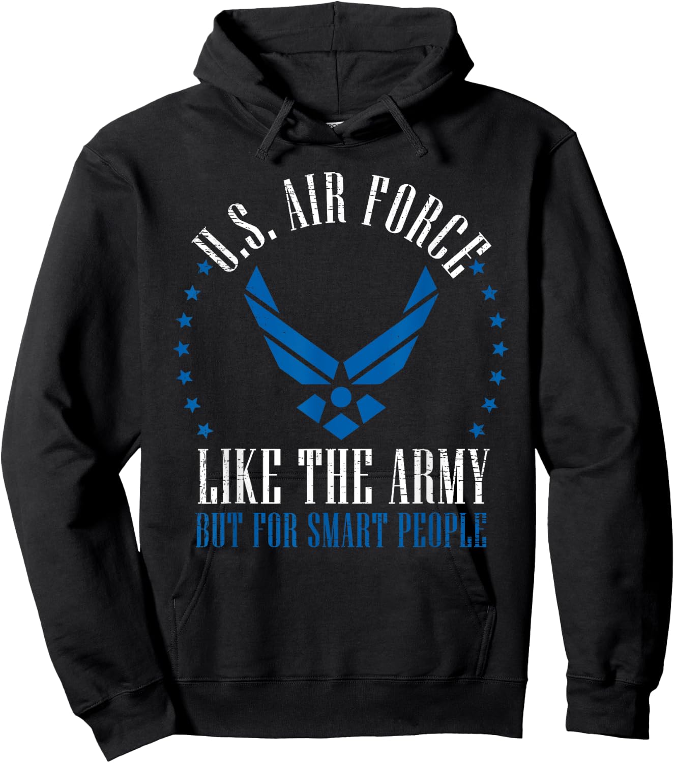 Funny US Air Force Gift Men Women Cool Army For Smart People Hoodie - Hoodie | Black