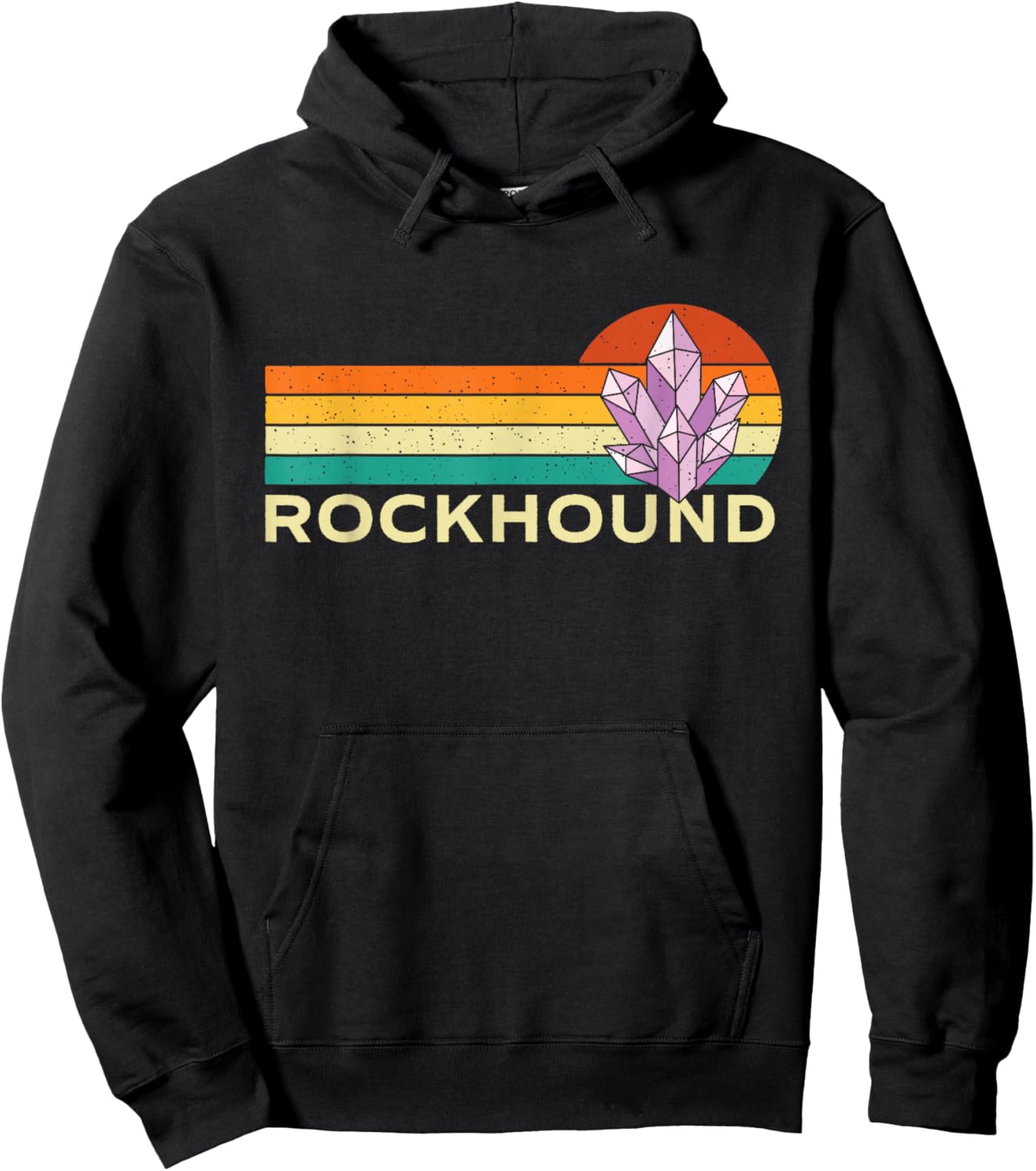 Rockhound - Rock Collector Geode Hunter Geology Hoodie - Hoodie | Black