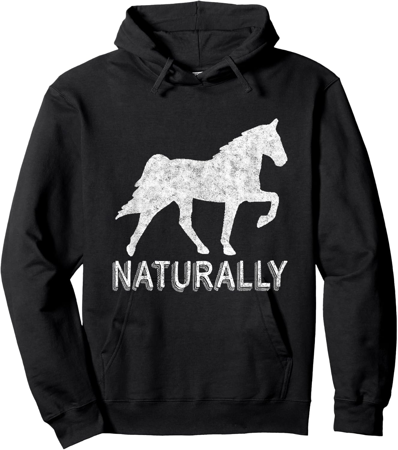 Tennessee Walking Horse Gaited Naturally Hoodie - Hoodie | Black