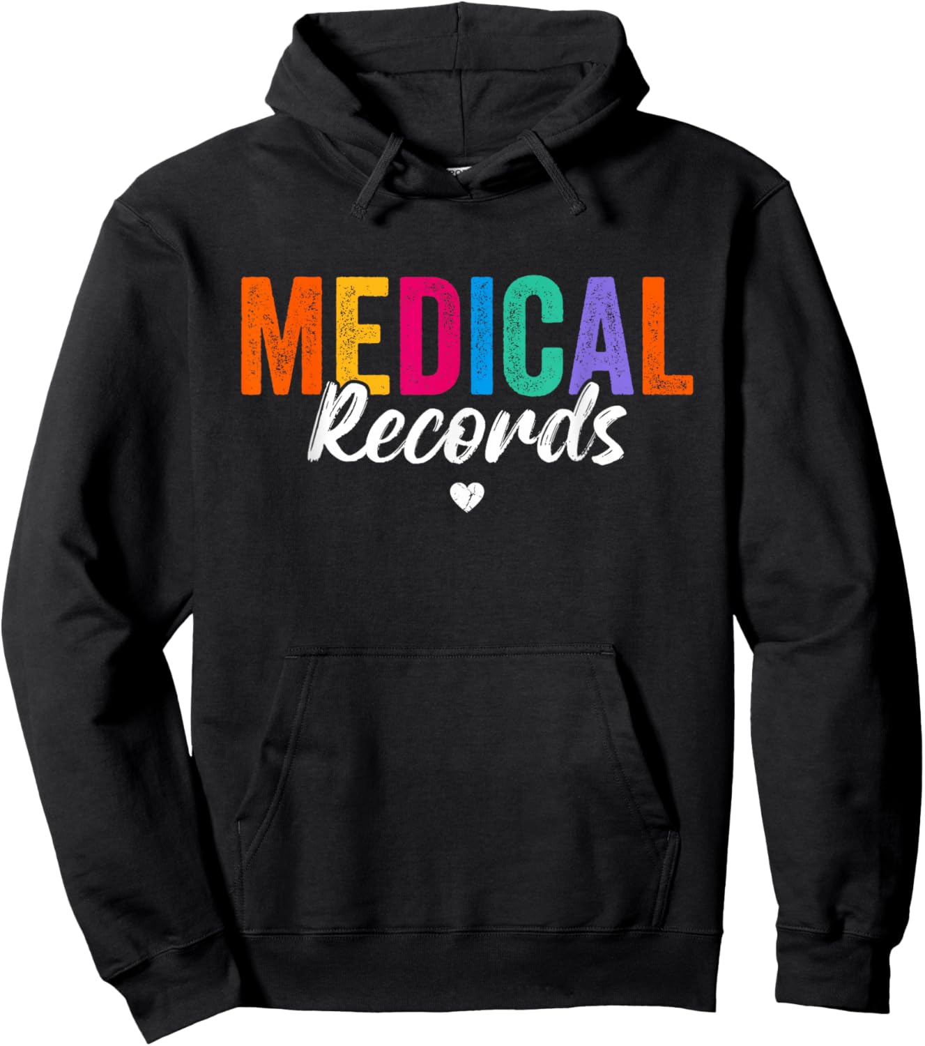 Medical Records Cool Design Appreciation Week Healthcare Hoodie - Hoodie | Black
