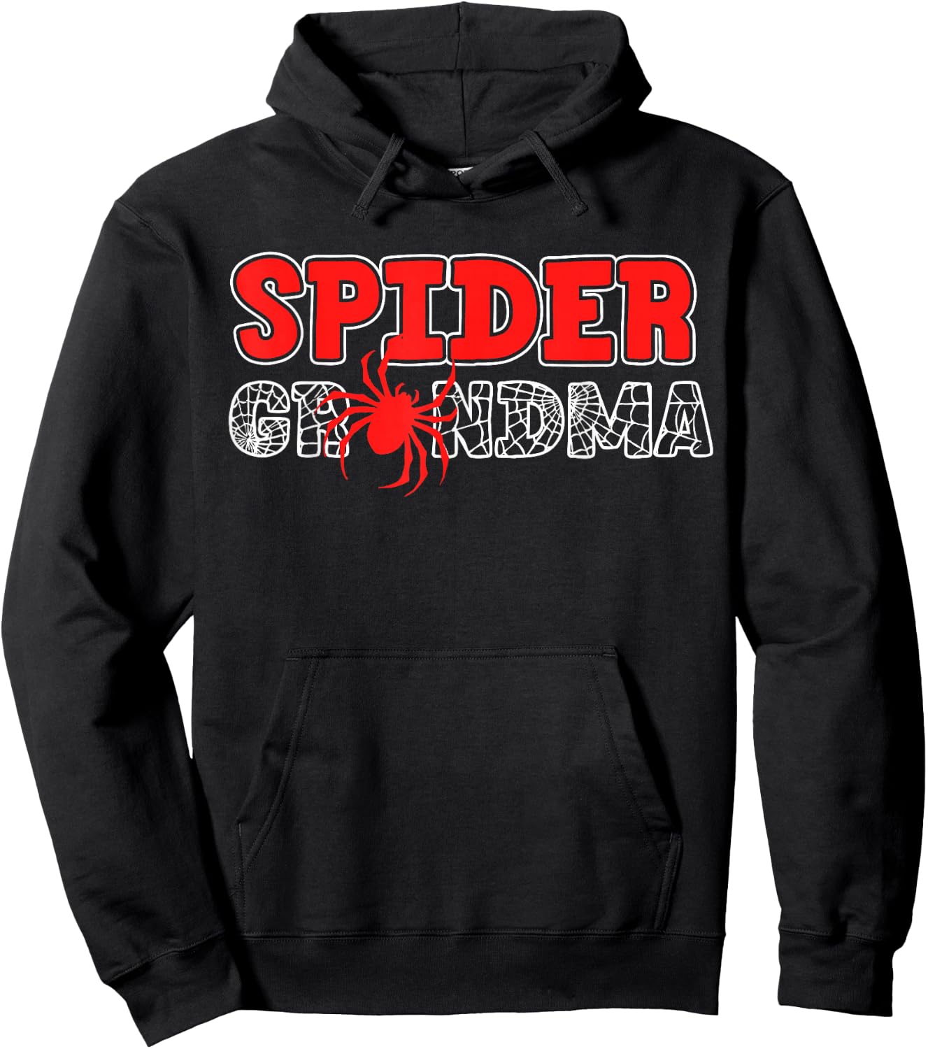 Spider Grandma Spidey Birthday Matching Family Christmas Hoodie - Hoodie | Black