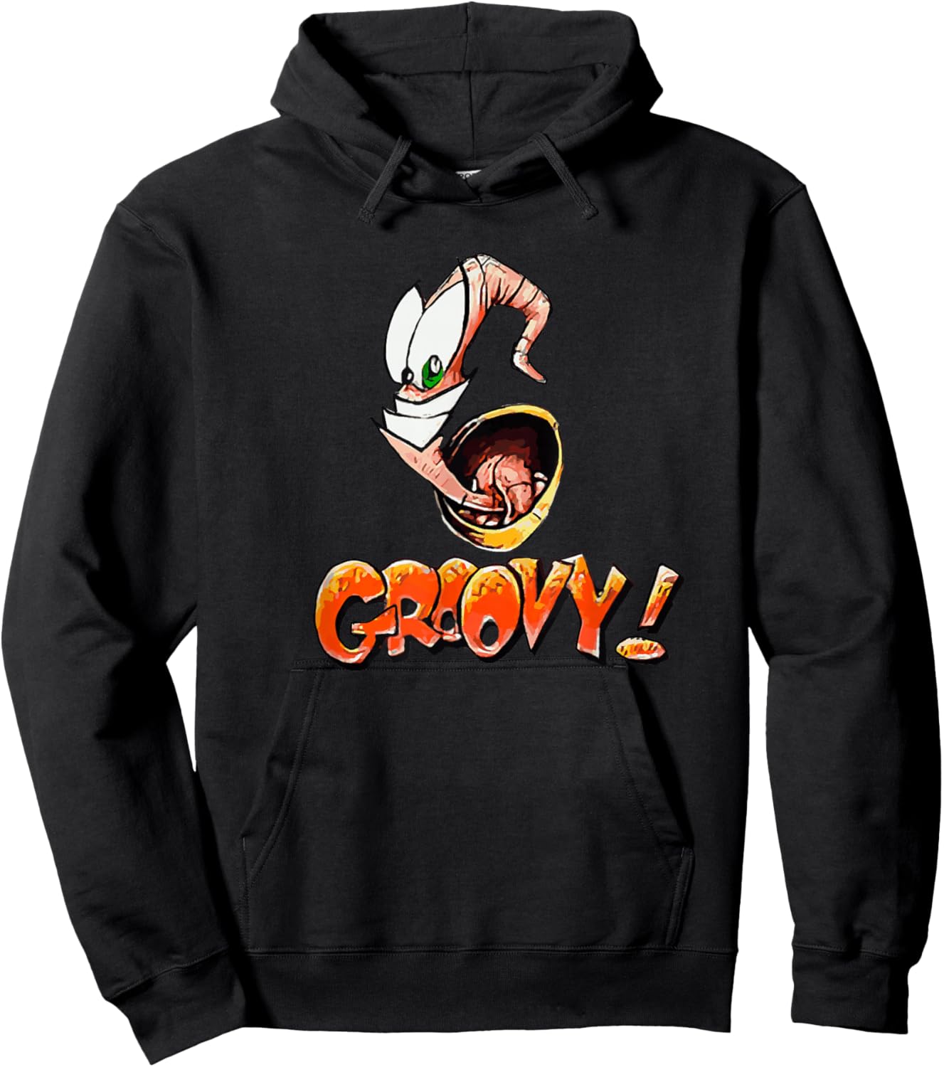 Earthworm Jim Groovy! Hoodie - Hoodie | Black