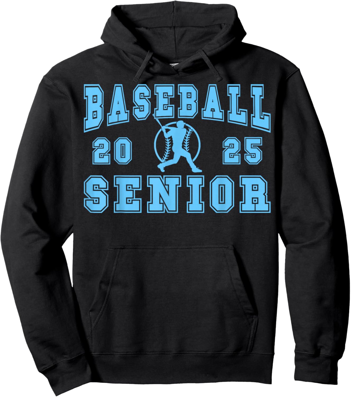 Baseball Senior Night Baseball Senior 2025 Graduation 26 Hoodie - Hoodie | Black