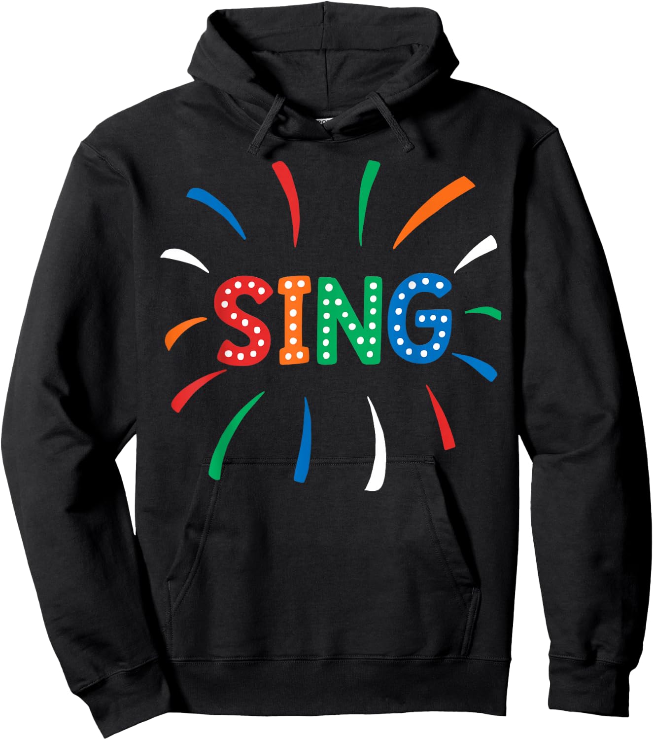 Sing Kids Spring Spring Summer Singing Gift Hoodie - Hoodie | Black