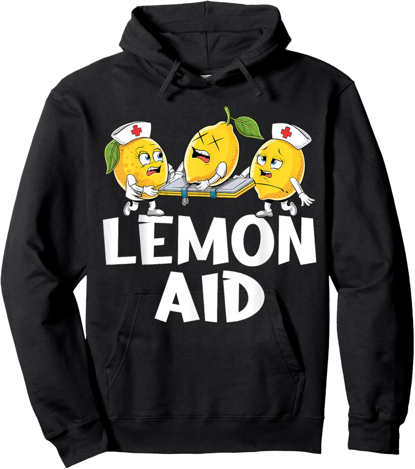 Lemon Aid Funny Lemonade Funny Lemons Hoodie - Hoodie | Black