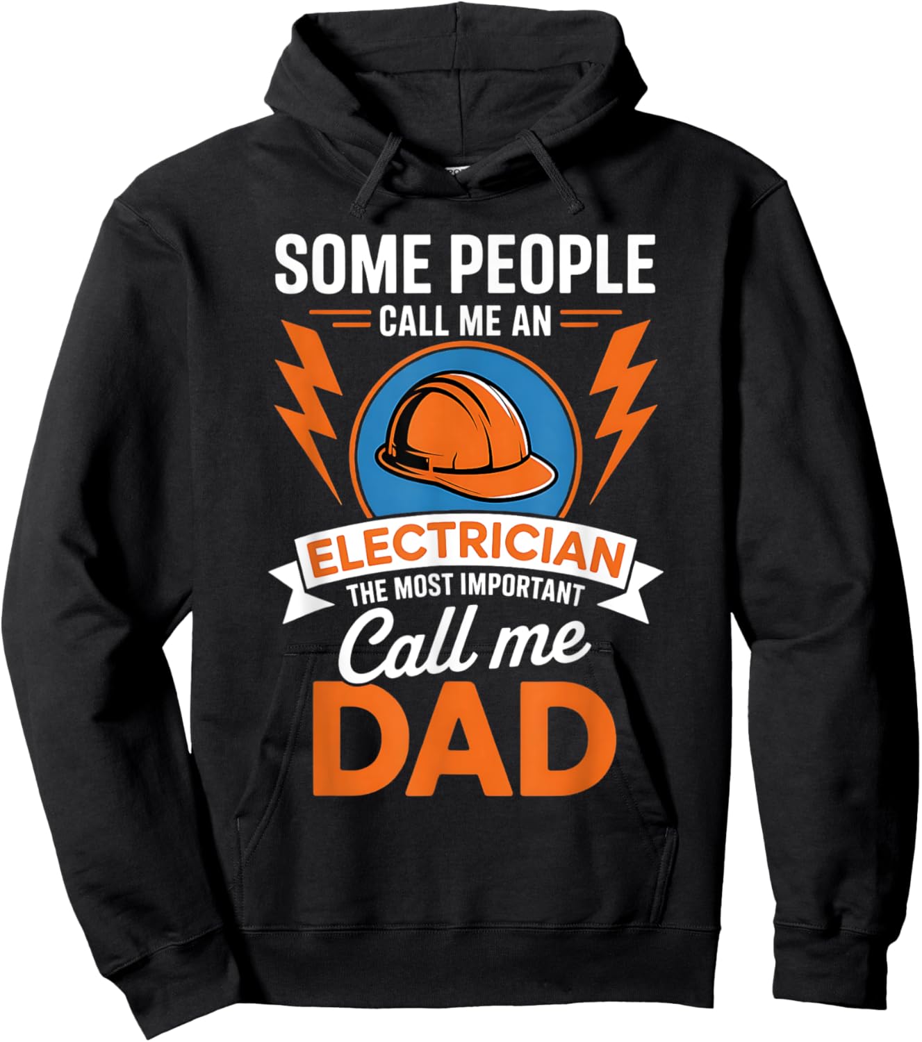 Citation de père électricien Hoodie - Hoodie | Black