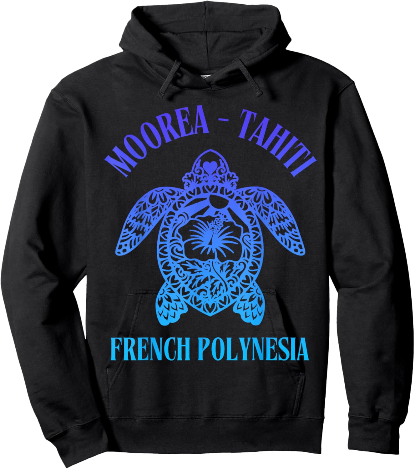 French Polynesia Moorea Tahiti Hoodie - Hoodie | Black