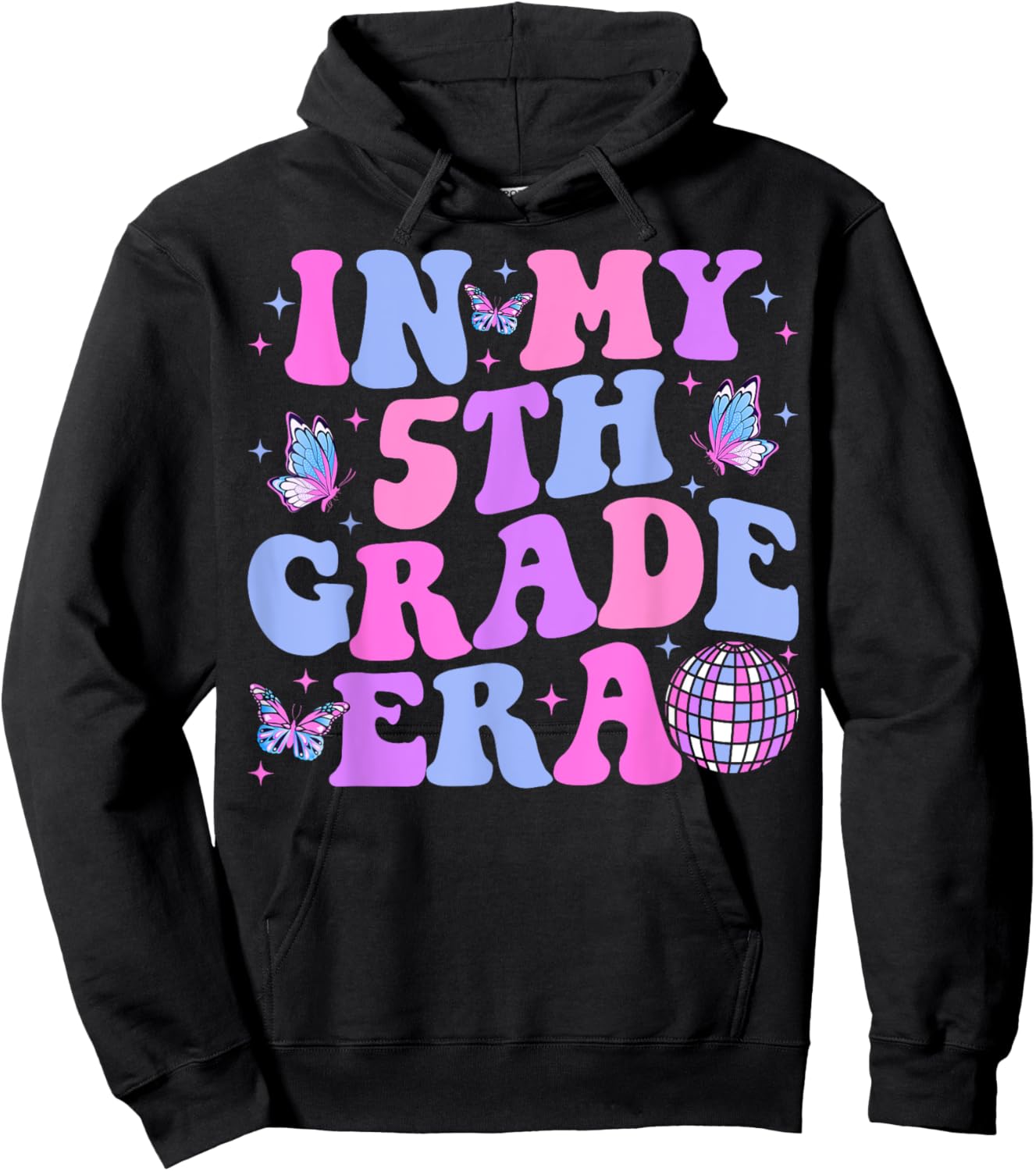 In My 5th Grade Era Back To School Fifth Grade Teacher Hoodie - Hoodie | Black