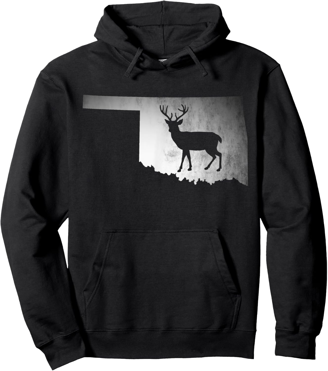 Oklahoma Deer Hunting Hoodie - Hoodie | Black
