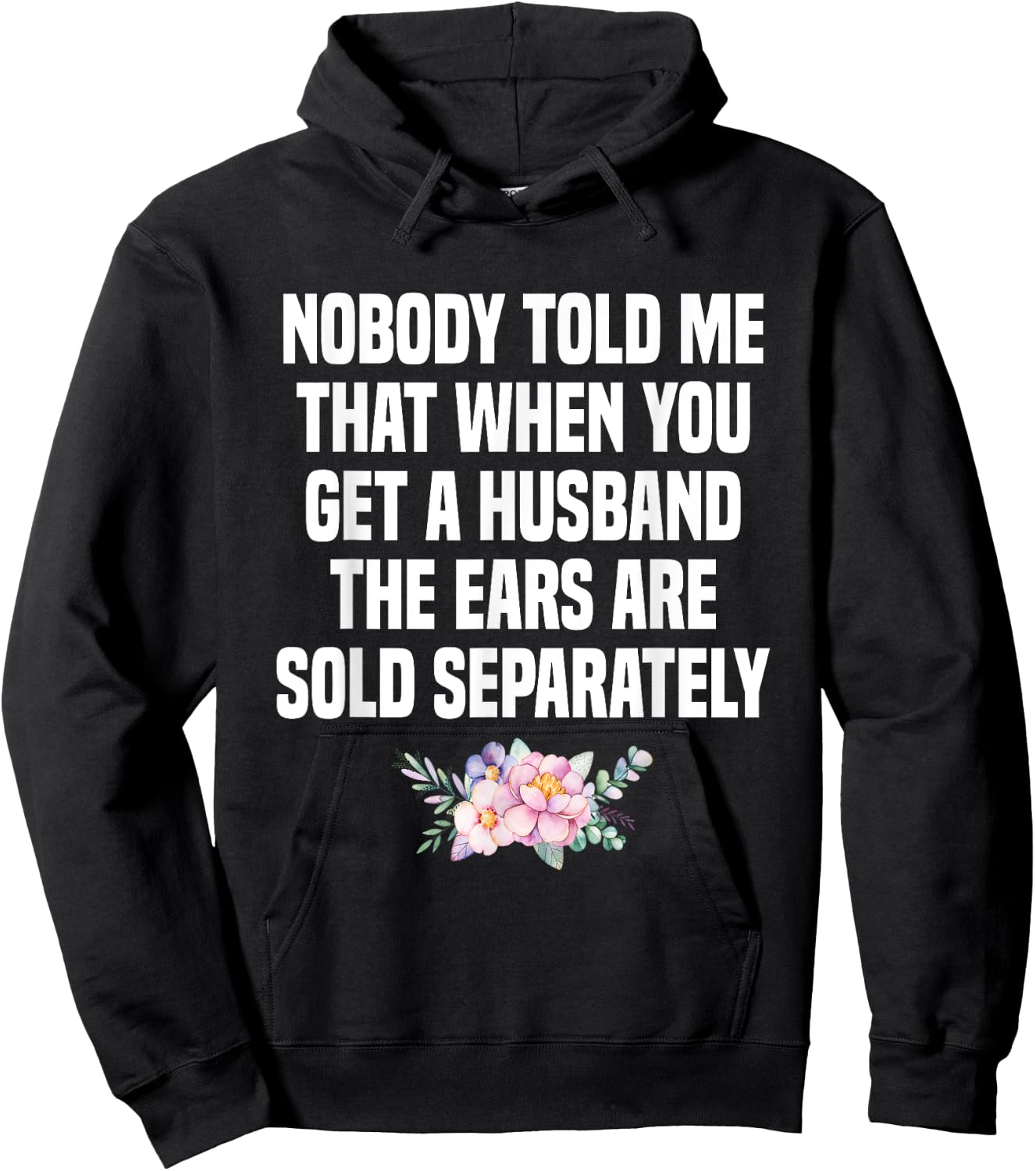 When You Get A Husband The Ears Are Sold Separately Hoodie - Hoodie | Black
