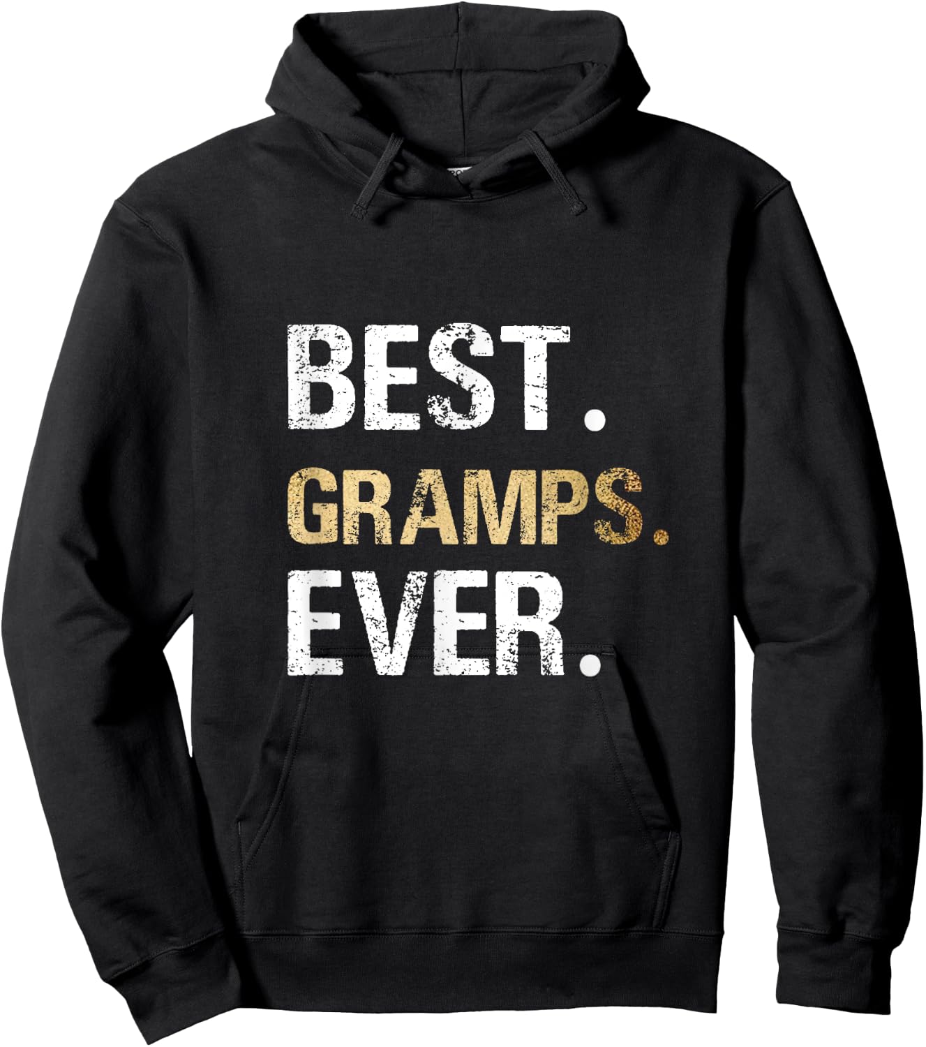Gift from Granddaughter Grandson Best Gramps Ever Hoodie - Hoodie | Black