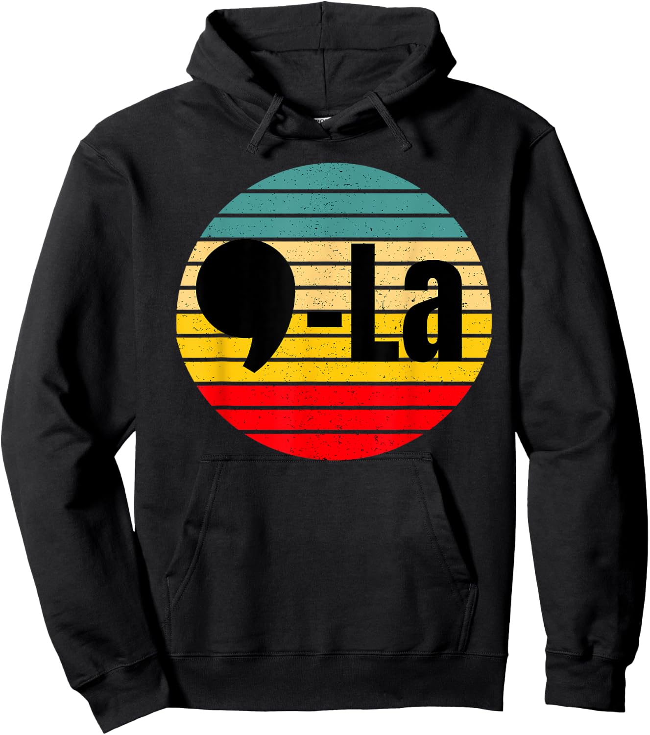 Comma La - ,La - Kamala Harris - Harris Biden 2020 Election Hoodie - Hoodie | Black