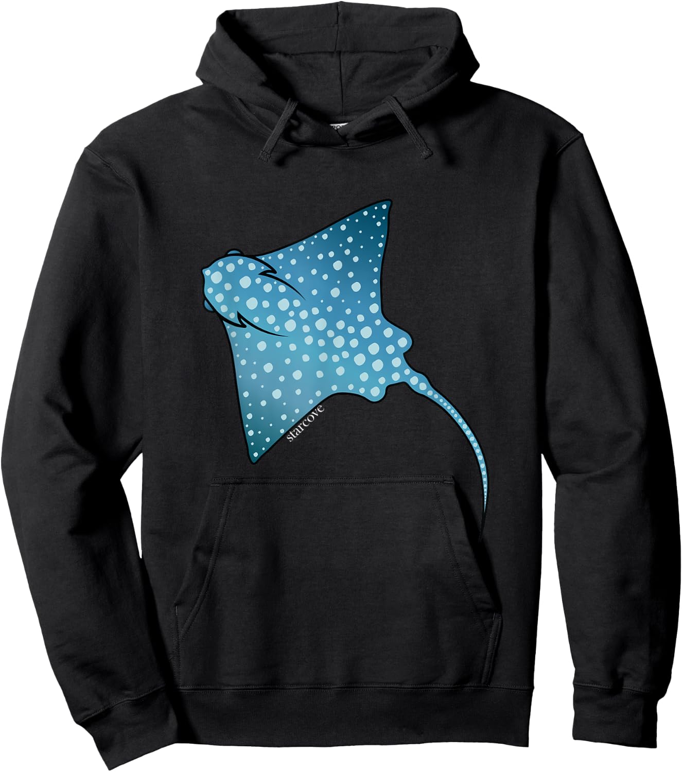 Spotted Eagle Rays Stingray Marine Animals Lover Fish Ocean Hoodie - Hoodie | Black