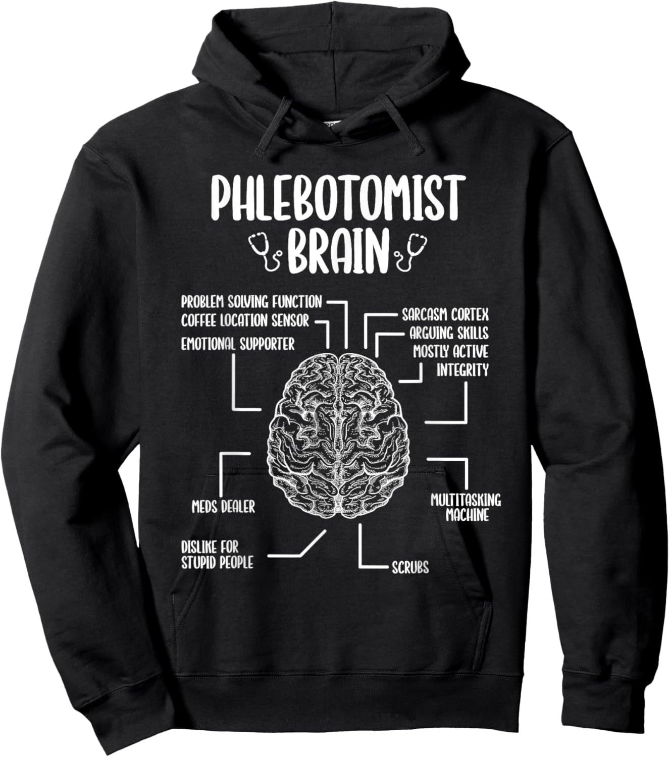 Phlebotomist Essentials Phlebotomy Doctor Accessoires Hoodie - Hoodie | Black
