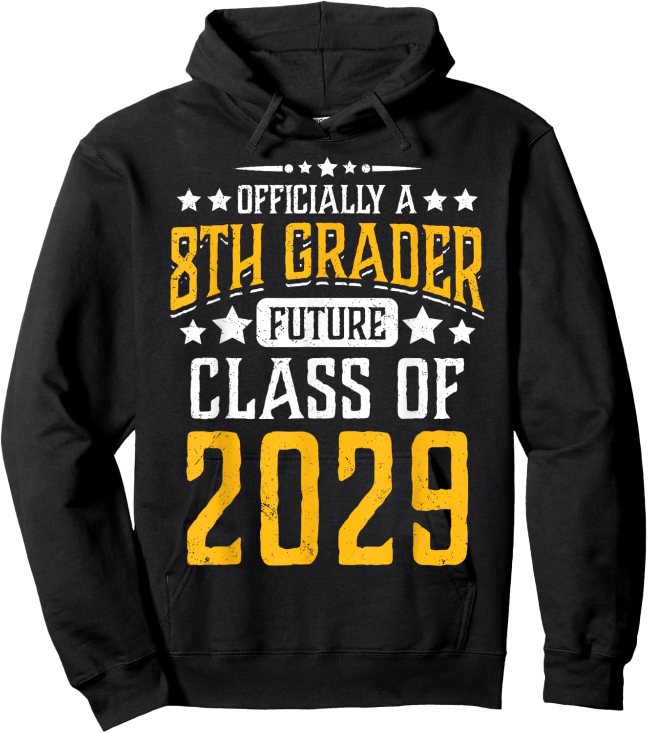 Officially a 8th Grader Future Class of 2029 First Day Hoodie - Hoodie | Black